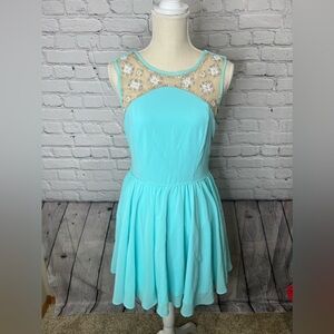 City studio teal party dress size 5